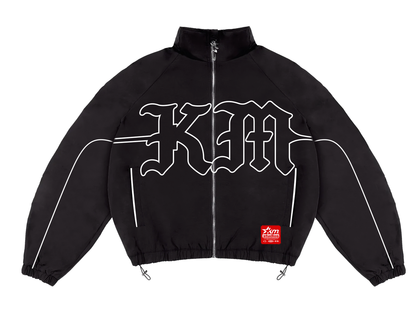 KM Cross Black Tracksuit Jacket