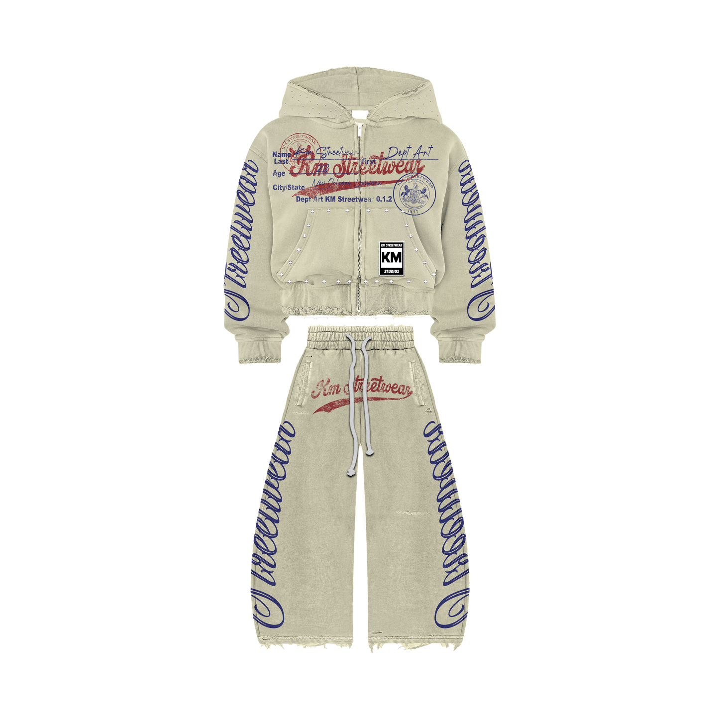 Beige KM Dept Art Set