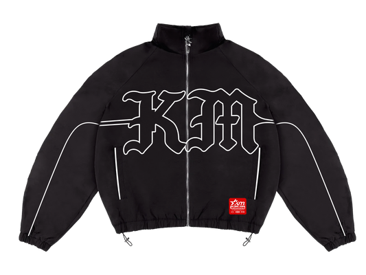 KM Cross Black Tracksuit Jacket