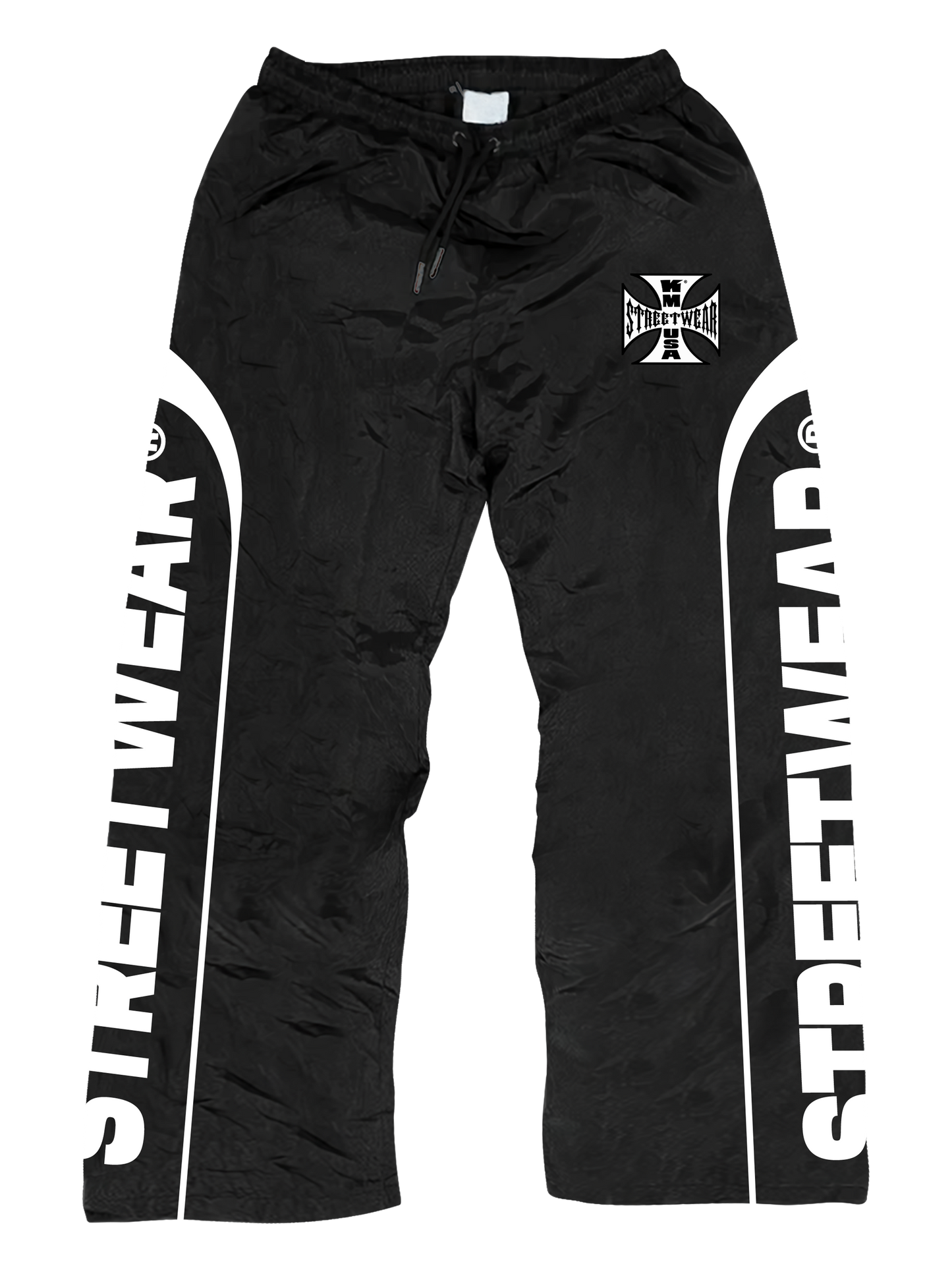 KM Cross Black Tracksuit Pants
