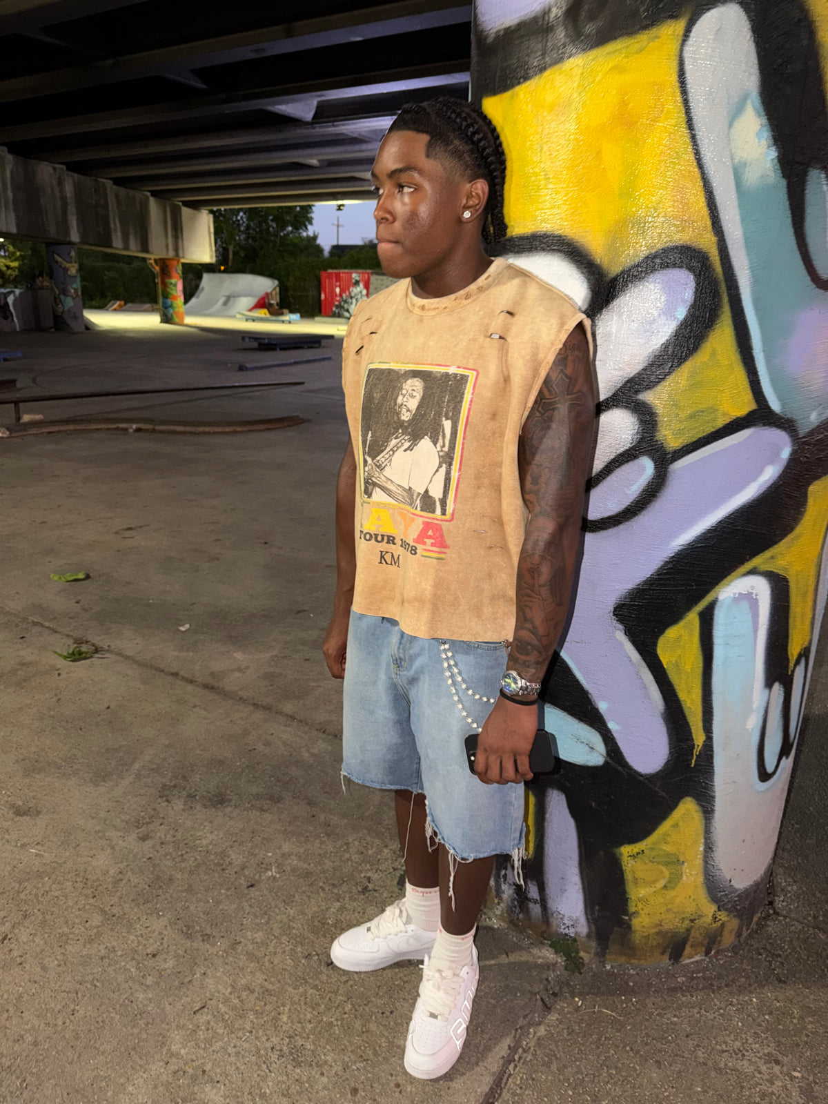 Kaya Tour Vintage Sleeveless Tee